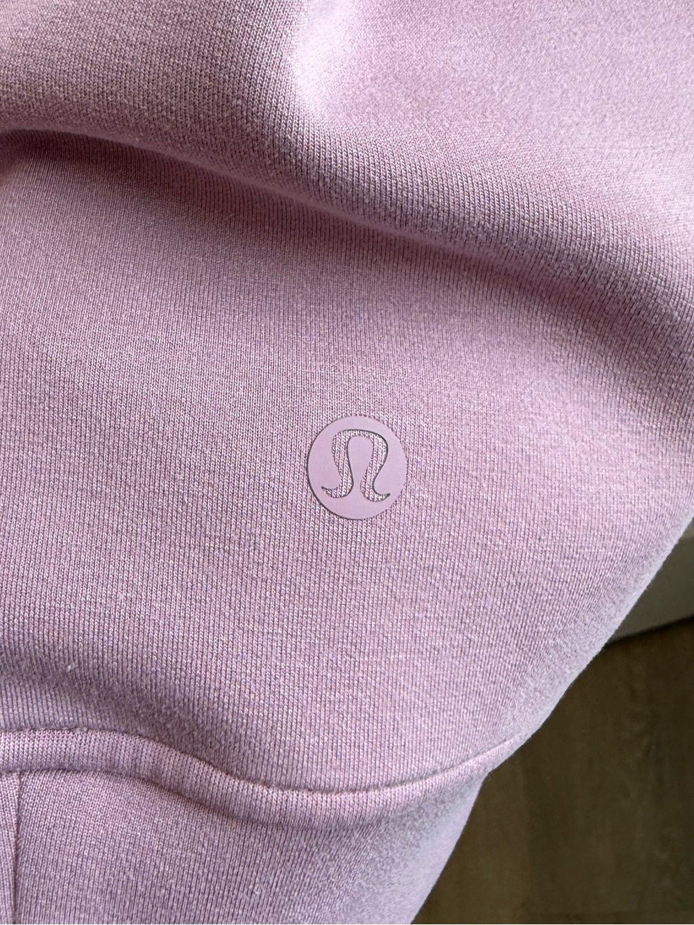 Lululemon Smooth Spacer Classic-Fit Pullover Hoodie Rose Blush Workout XL - Picture 4 of 7